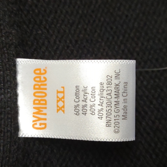 Sweater Pullover Black Gymboree Snowflake Men size XXL New - Picture 3 of 8